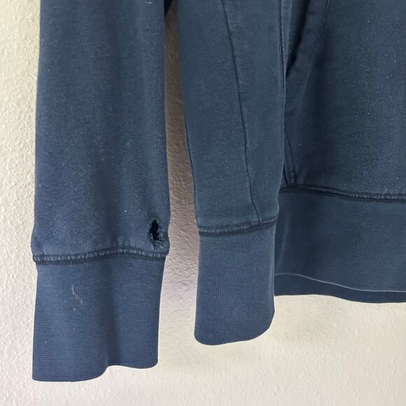 Vintage old navy thrashed distressed spell out hoodie Y2K oversized grunge M - Picture 5 of 12